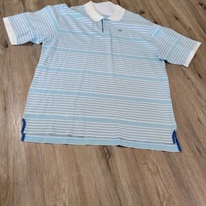 Uniqlo Blue and White Casual Button Down Shirt